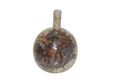 Ball Vase with slender top. ceramics