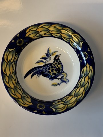 Blå Fasan (Blue Pheasant) Kongelig, 
Rund skål
Dek. Nr. 1737 708
Diameter 12 cm.