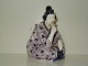 Rare Aluminia Figurine, Japanese woman (geisha)