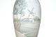Bing & Grøndahl Vase, motiv Mølle ved vejen