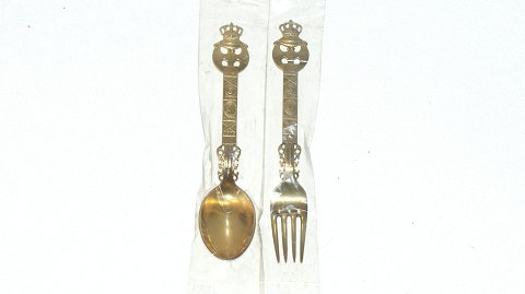 Commemorative Spoon and Fork A. Michelsen, Silver 1915
SOLD