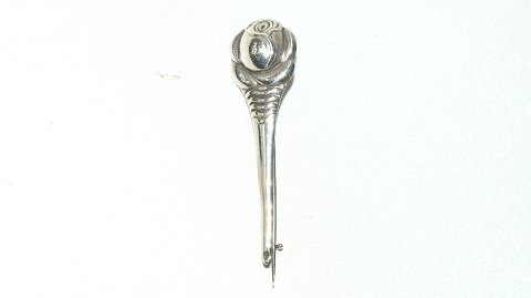 Art Nouveau Broche i sølv