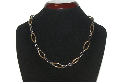 Necklace, Gold and White Gold 14 karat