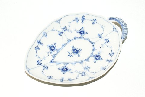 Royal Copenhagen Blue Fluted Plain, Dish with handle
