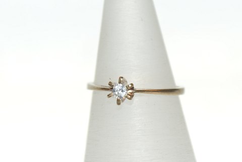 Princess Ring with white stones