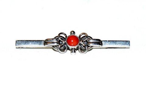 Brooch with Coral Silver
SOLD