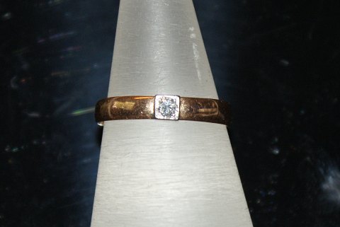 Gold ring with Brillant 14 Carat