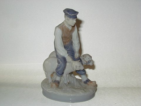 Large Royal Copenhagen Figurine
Farmer Boy and Two Sheep
Decoration number 627