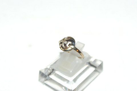 Gold ring 8 carat with zones