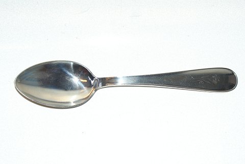 Arvesølv Nr. 10 Middagsske
Længde 20 cm.
Hans Hansen sølvbestik