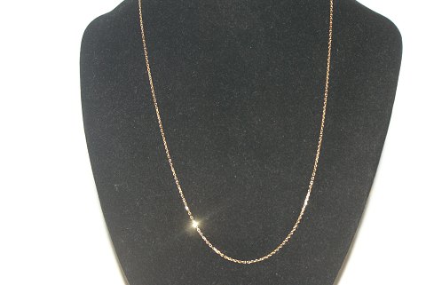 Anchor Faceted necklace in 14 carat gold