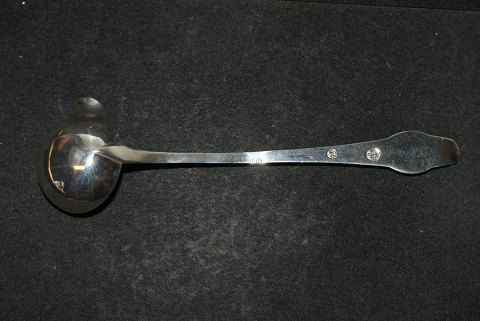 Cream spoon Medallion Silver with engraved initials
