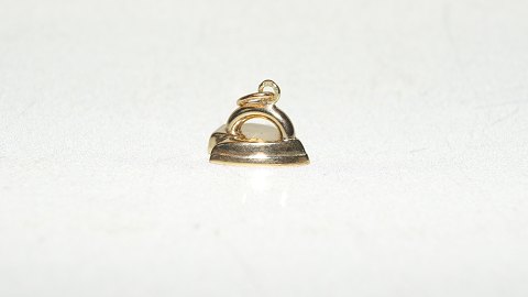 Elegant pendant / charms Iron in 14 carat gold
