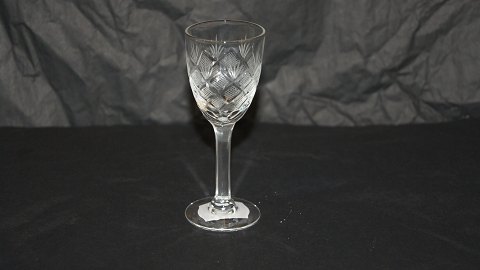 Snapseglas #Antik glas fra Holmegaard Glasværk.
Højde 10 cm