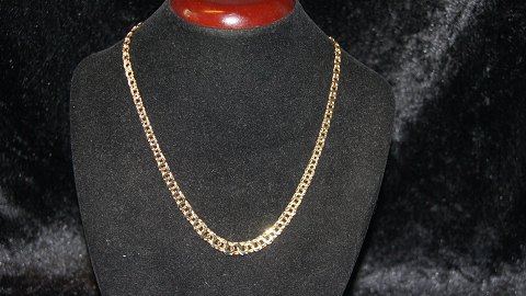 Bismarc halskæde med forløb 14 karat Guld