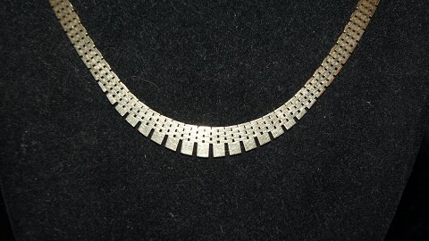 Brick Necklace 7 RK with course 14 carat Gold
Stamped RCL 585
Length 45.5 cm
