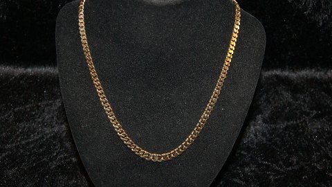 Panser Halskæde med forløb 14 karat guld
Stemplet JcK 585
Længde 48,5 cm
Brede 5,55-7,81 mm
Tykkelse 1,91-2,59 mm