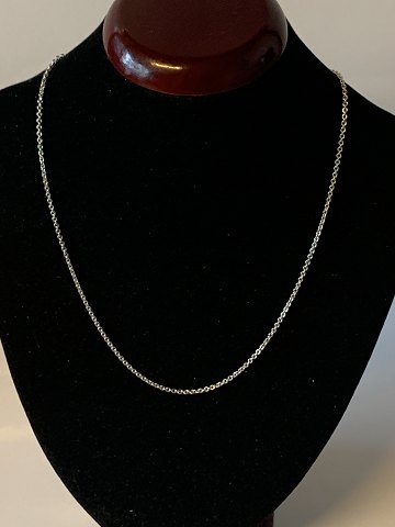 Necklace in 14 carat white gold
Never Used Brand New
Stamped 585
Length 45 cm