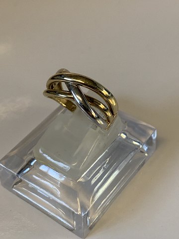 Gold ring in 8 carat gold and white gold
Stamped 333 S.C