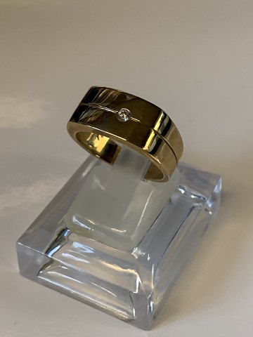 Gold ring with stone in 8 carat gold
Stamped 333 S.C
Goldsmith year 1949-1959 The company Silver Cover