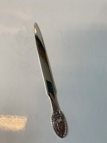 Brevkniv i sølvLængde ca 19,6 cmStemplet 3 Tårne Produceret År.1954