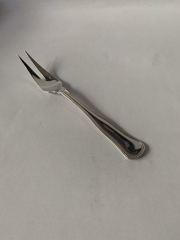 Stege / Kød gaffel i Sølv #Dobbeltriflet
Længde ca 18,5 cm
Stemplet 3 tårne COHR