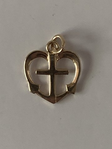 Faith, hope and love Pendant #14 carat Gold
Stamped 585