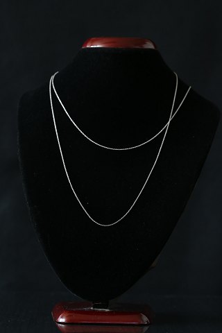 Georg Jensen Necklace in 18 carat white gold, with lobster clasp.