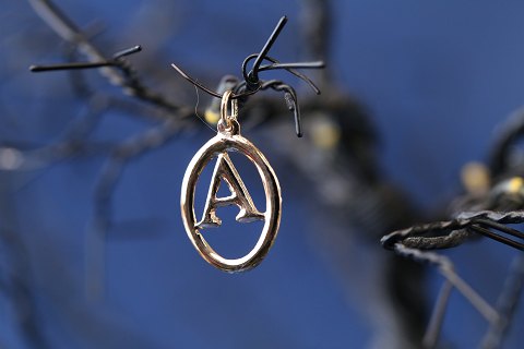 Pendant for necklace in 14 carat gold, nice design.