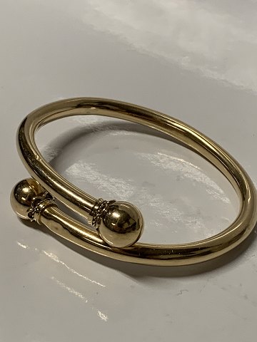 A super nice bangle in 14 carat gold