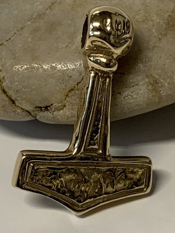 Pendant in 14 carat gold, - Thor