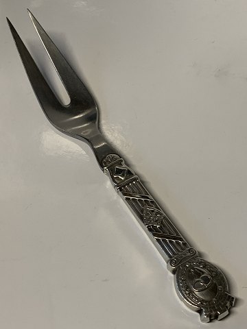 Stegegaffel med kringle i Sølv Fritz Heimbürger.
Længde 19,9 cm.
Produceret År.1935 til 1942