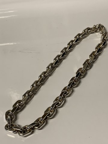 Anchor Neck Chain in Sterling Silver, 55 centimeters long.