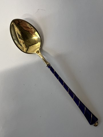 Enamel Moccasin Gold Plated Sterling Silver Ela.Length 9.4 cm.