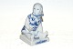 RC Blue Fluted Plain, Table decorations, Sitting girl
