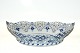 RC Blue Fluted Full Lace Bread Basket