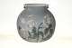 Sjælden Stor Bing & Grøndahl Kugle Vase