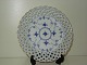 Royal Copenhagen Blue Fluted Full Lace Plate with Goldedg SOLD