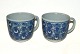 Aluminia / Royal Copenhagen Faience Tenera Mugs