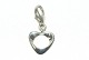 Georg Jensen silver charms "Heart" with carbine  SOLD