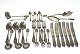 Silver Cutlery set for 6 pers with rose