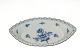 Serving bowl oval with blue flowers
