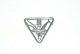 Georg Jensen sølv 1909 nr 257
trekantet Art Deco delfinbroche i sterling sølv  web 8181  SOLGT
