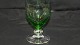 Grøn hvidvinsglas #Bygholm fra Holmegaard.
Højde 10 cm