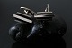 Beautiful cufflinks in sterling silver 925, with a nice, stylish pattern.