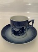 Royal Copenhagen Christmas cup year 2002
Motif: Winter in the Forest