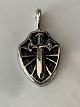 Pendant in solid sterling silver, with sword. Stamped 925