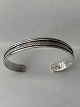 Bracelet in sterling silver with a nice pattern, with many details. Stamped 925