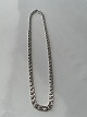 Bismark Neck Chain in Silver, 43 centimeters long, with carabiner clasp.