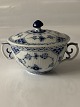 Royal Copenhagen Mussel painted full lace, Bouillon cup with lid Dek. No. 1/1228